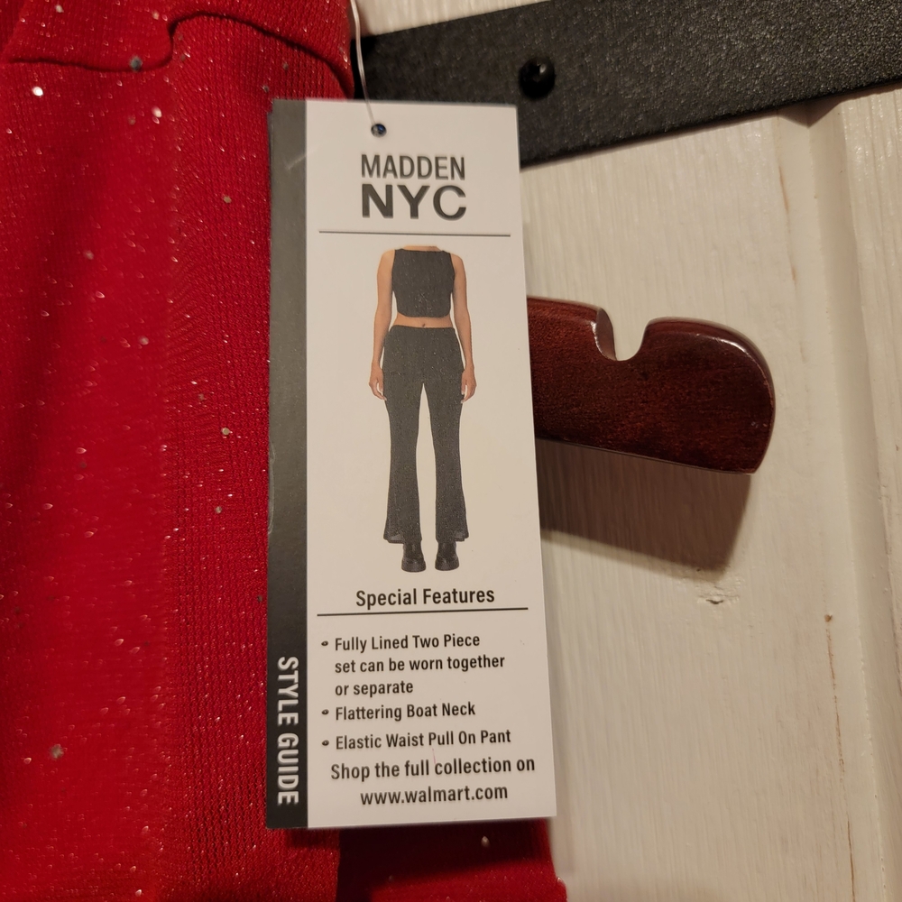 Madden NYC Girl Pant & Top Set Red Size XS - Picture 5 of 7